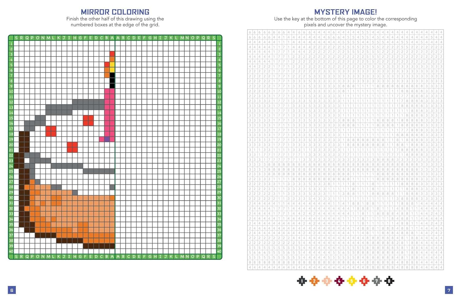 Unofficial Minecrft Pixel Colouring Book Volume 2